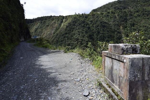 Camino de la muerte Camino de la Muerte Yungas Carretera Norte entre La Paz y Coroico Bolivia