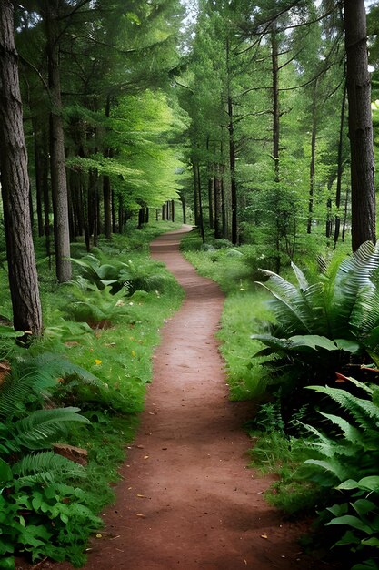 Camino en la naturaleza