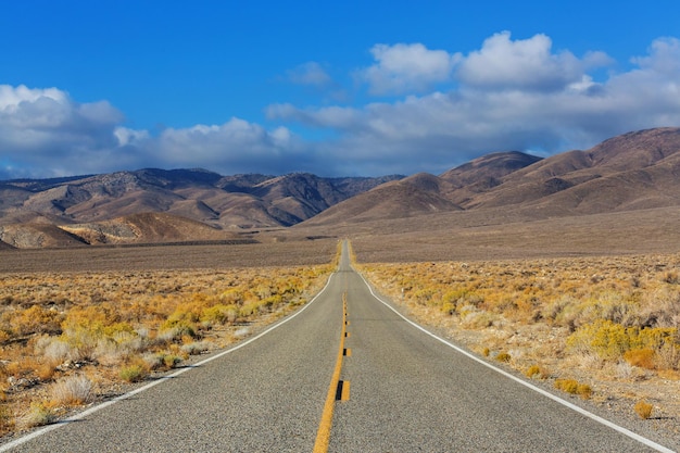 Camino en el país de la pradera