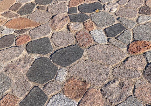 Un camino pavimentado con piedras y adoquines para veraneantes