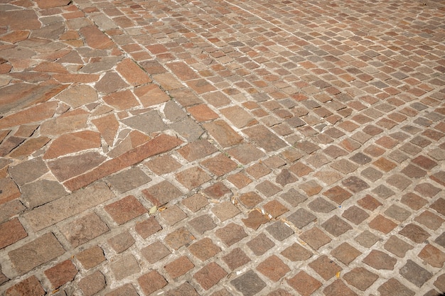 Foto camino de piedra textura hermoso antiguo pavimento de piedra natural
