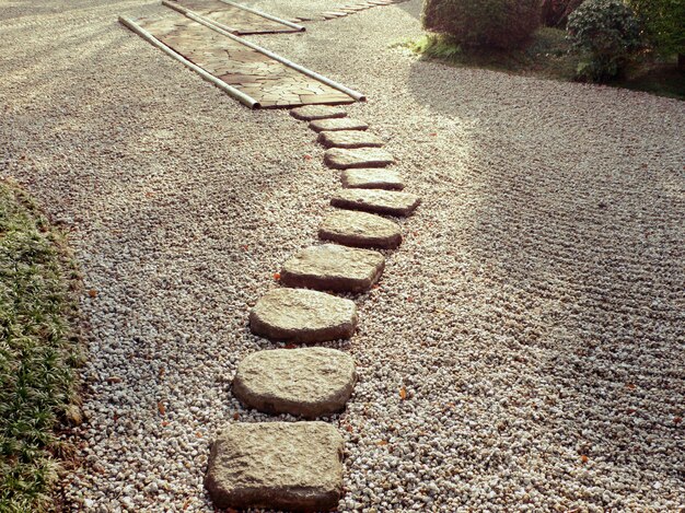 Foto camino de piedra