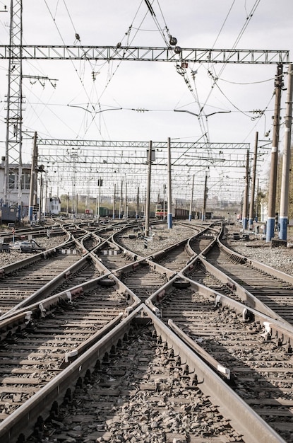 El camino a seguir del ferrocarril