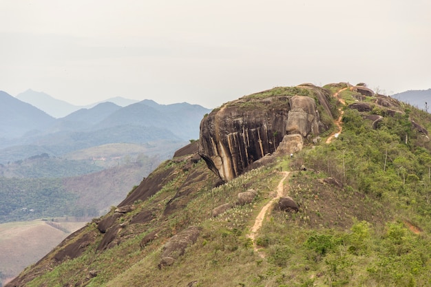 Foto del camino de la tortuga en teresópolis.