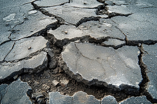 Caminos dañados por el terremoto