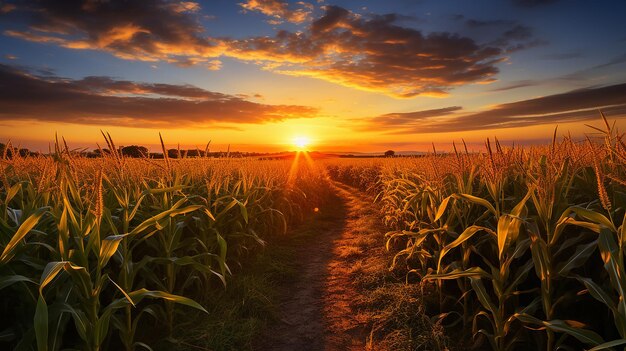 Caminos iluminados por el sol