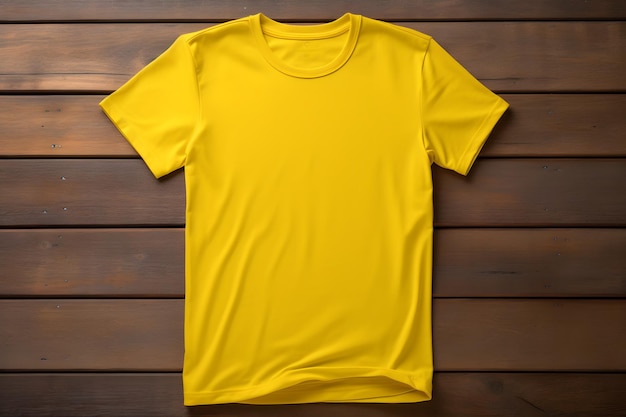 Foto camisa amarela mockup camisa mockup freepik camisa colorida mockup t-shirt simples para photoshop