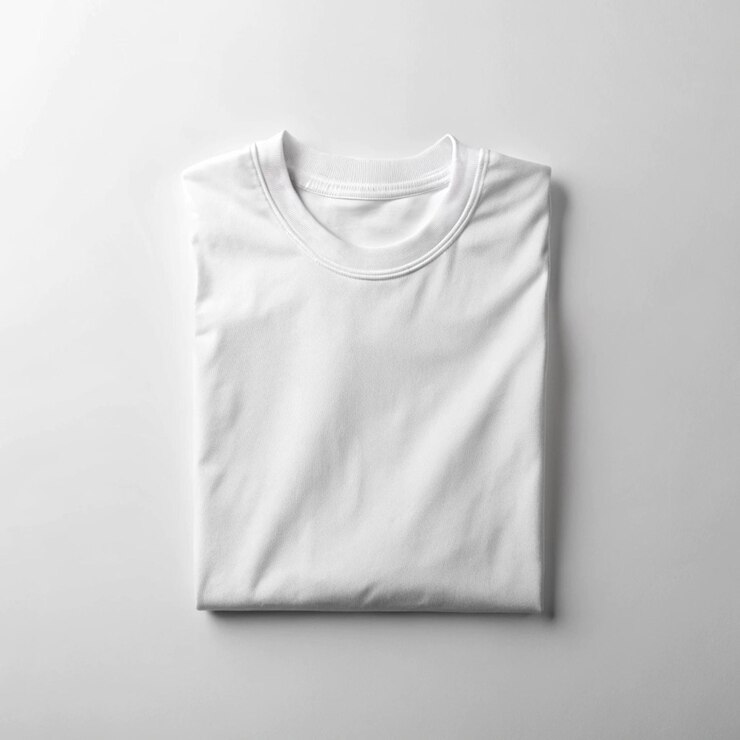 una camisa blanca que tiene una camiseta blanca en ella