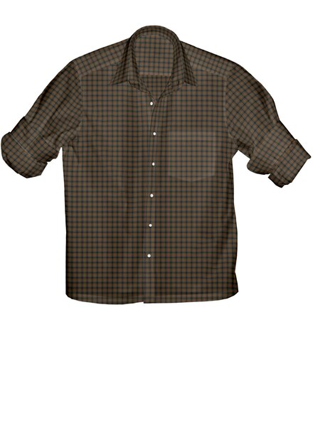 Foto camisa causal de los hombres de la ilustración 3d