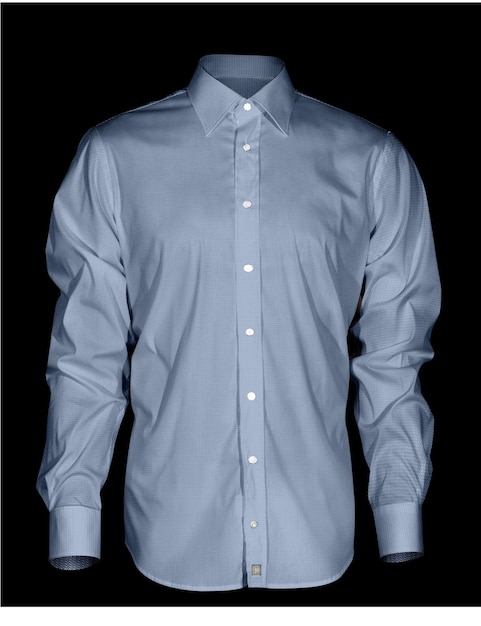 Una camisa de cuadros de cambray dobby slim fit