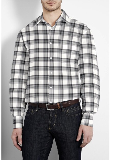 camisa de cuadros para hombres