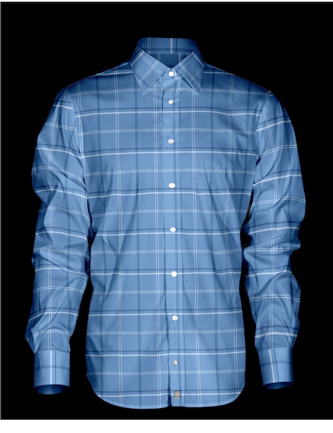 Camisa formal ajustada con ilustración 3d para hombre