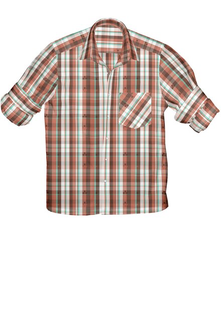 camisa formal de ilustração 3D