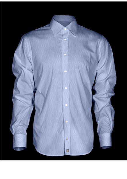 Camisa formal de hombre de ilustración 3D