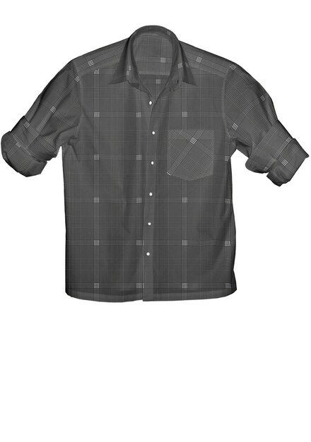 Camisa formal de ilustración 3D