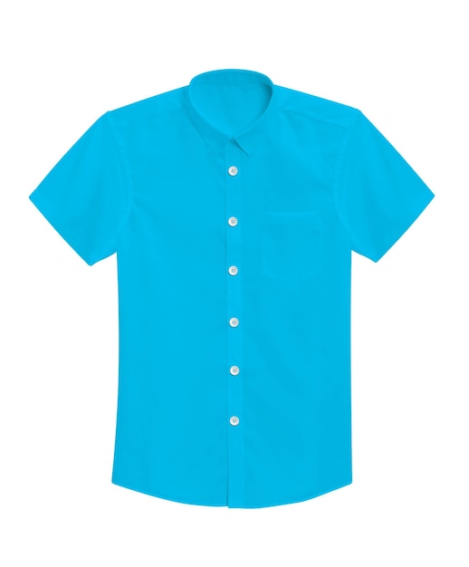 Camisa isolada azul