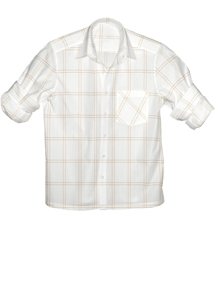 Camisa de otoño de hombre de ilustración 3D