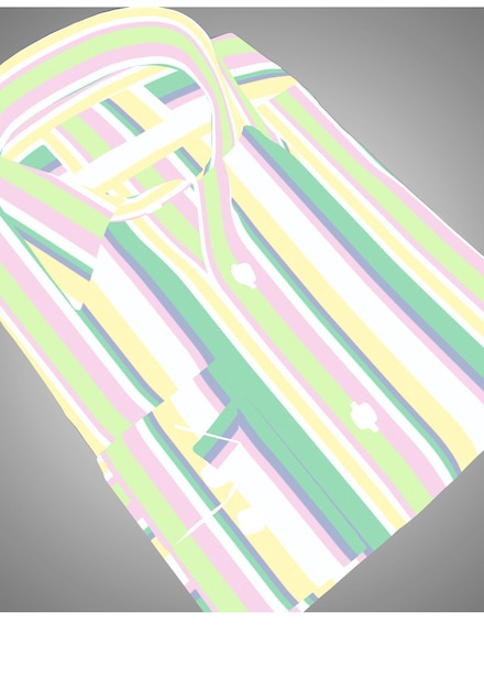 Camisa de verano de ilustración 3D