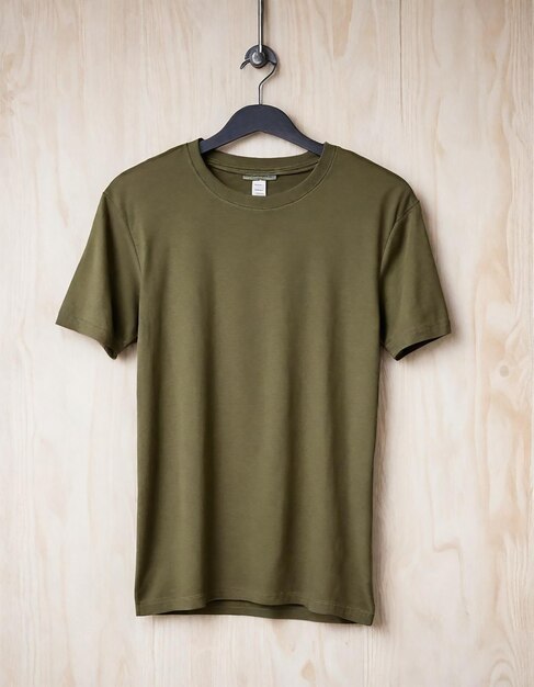 una camisa verde con la palabra "t camisa" en ella