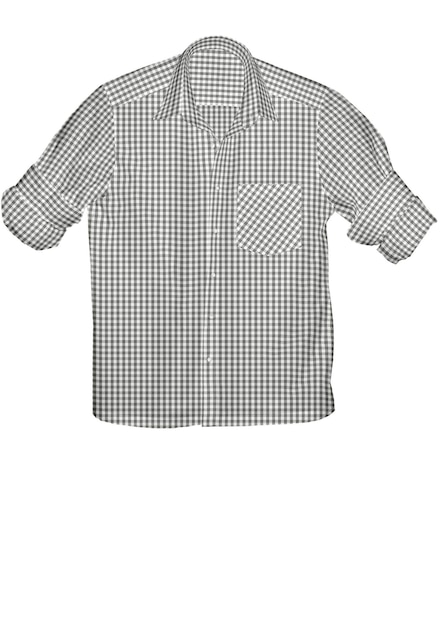 Camisa xadrez com estampa xadrez Roupas da moda masculina