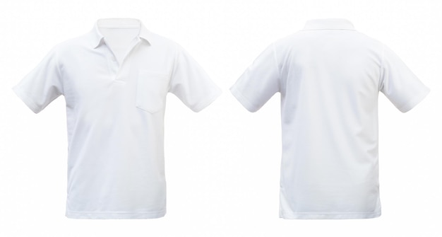 Camisas contra un fondo blanco