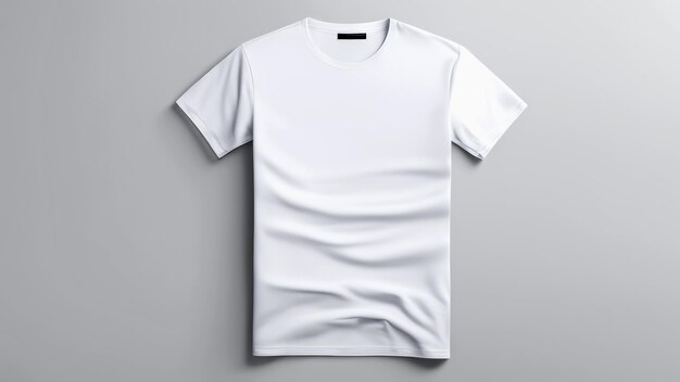 camiseta blanca aislada sobre un fondo blanco