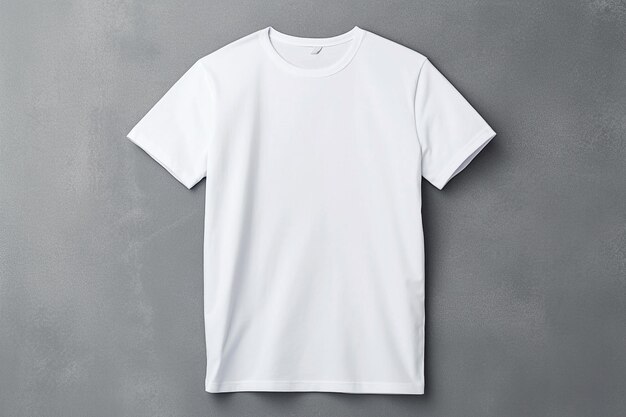 Camiseta blanca generativa con espacio para copiar