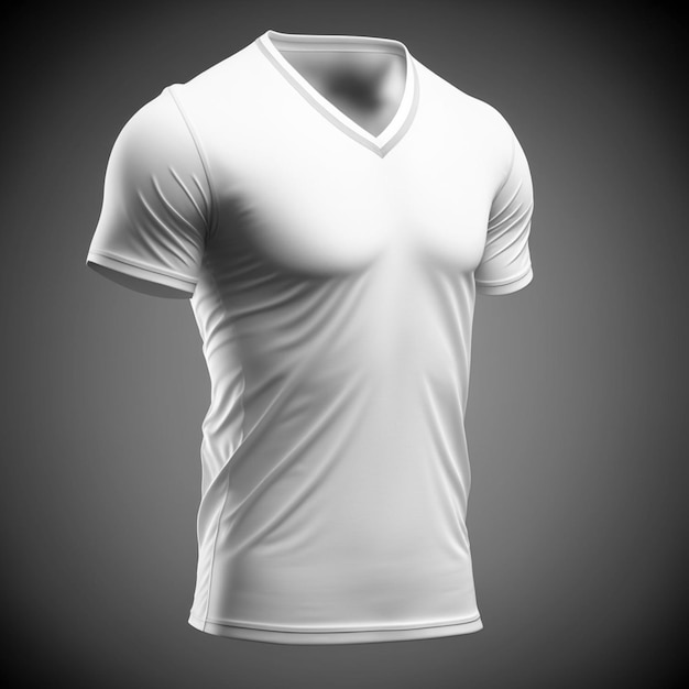 Foto camiseta blanca para hombre