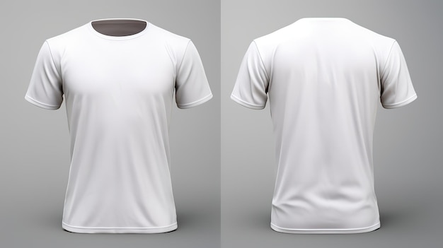 camiseta blanca para la maqueta de tus diseños