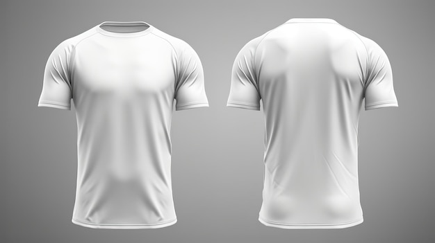 Foto camiseta blanca para la maqueta de tus diseños