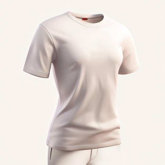 Camiseta blanca para maqueta