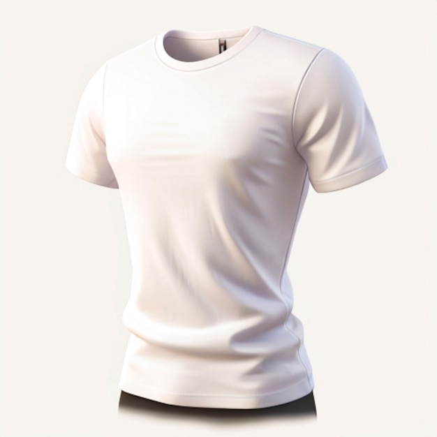 Camiseta blanca para maqueta