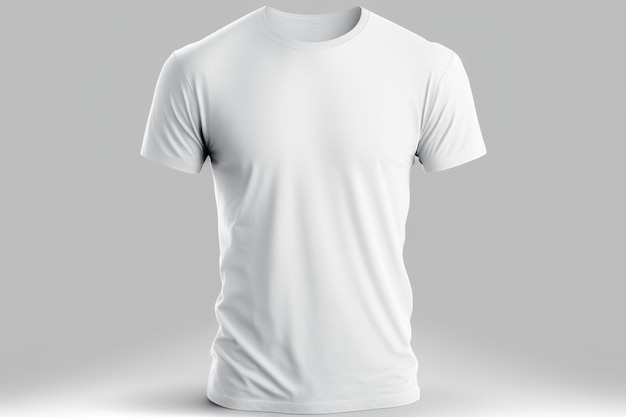 Una camiseta blanca con la palabra camiseta.