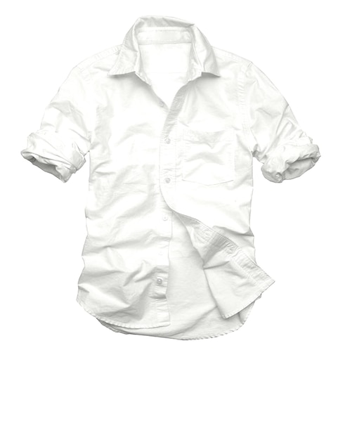 Camiseta blanca texturizada con un acabado fácil de cuidar