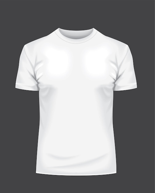 camiseta branca com fundo preto