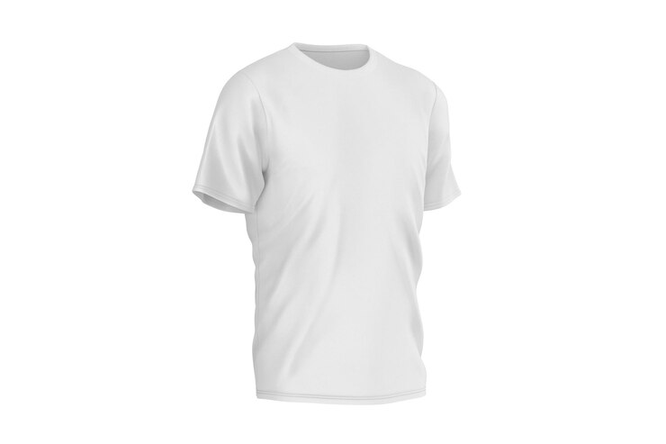 Camiseta branca de algodão com a palavra 'não' na frente