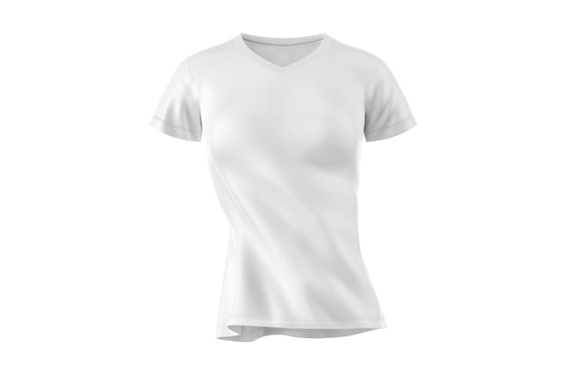 Camiseta branca em um manequim