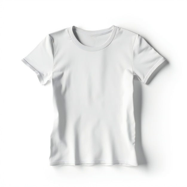 Camiseta branca isolada fundo branco