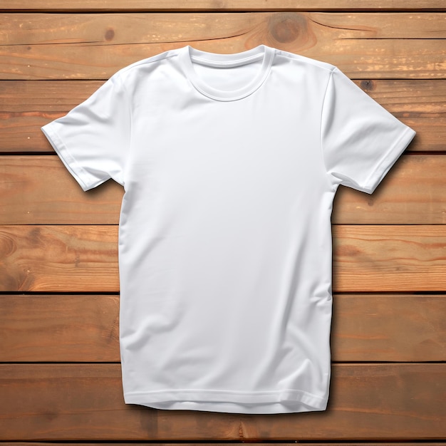 camiseta branca para maquete