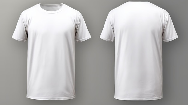 camiseta branca para sua maquete de projetos