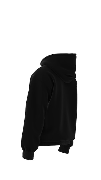 Camiseta con capucha de base de gran tamaño