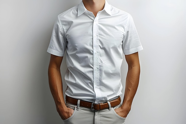 Foto camiseta isolada em um fundo branco