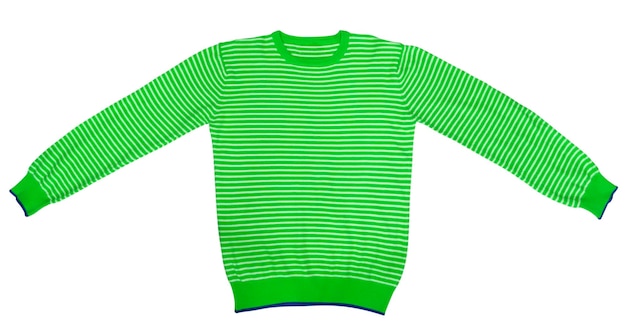 camiseta listrada verde e branca