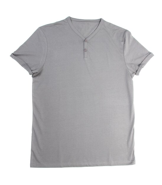Camiseta masculina aislada en blanco