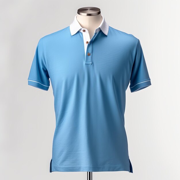 Camiseta polo azul