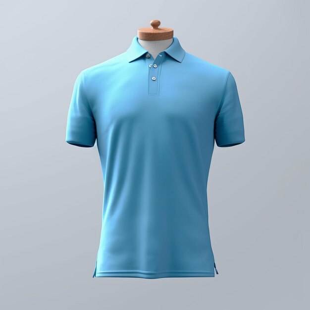 Camiseta polo azul