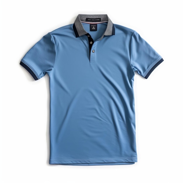 Camiseta polo azul