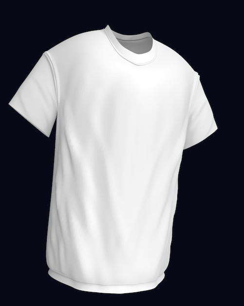 Camiseta polo para hombre de jersey blanco liso vista frontal trasera y lateral plantilla de camiseta de moda de renderizado 3d f