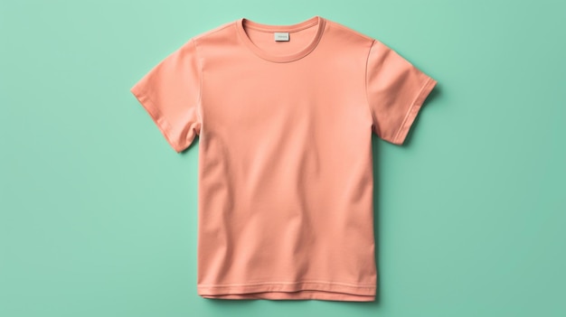 Una camiseta rosa con la palabra "t" en ella