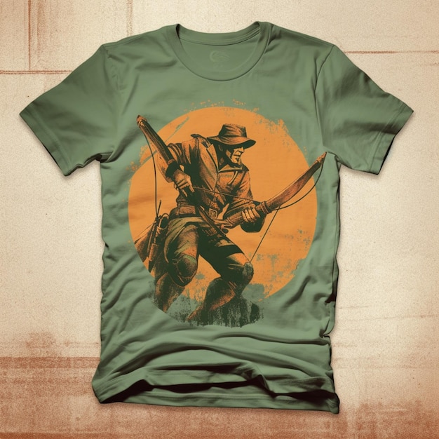 Camiseta street wear com estampa estampada Robin Hood
